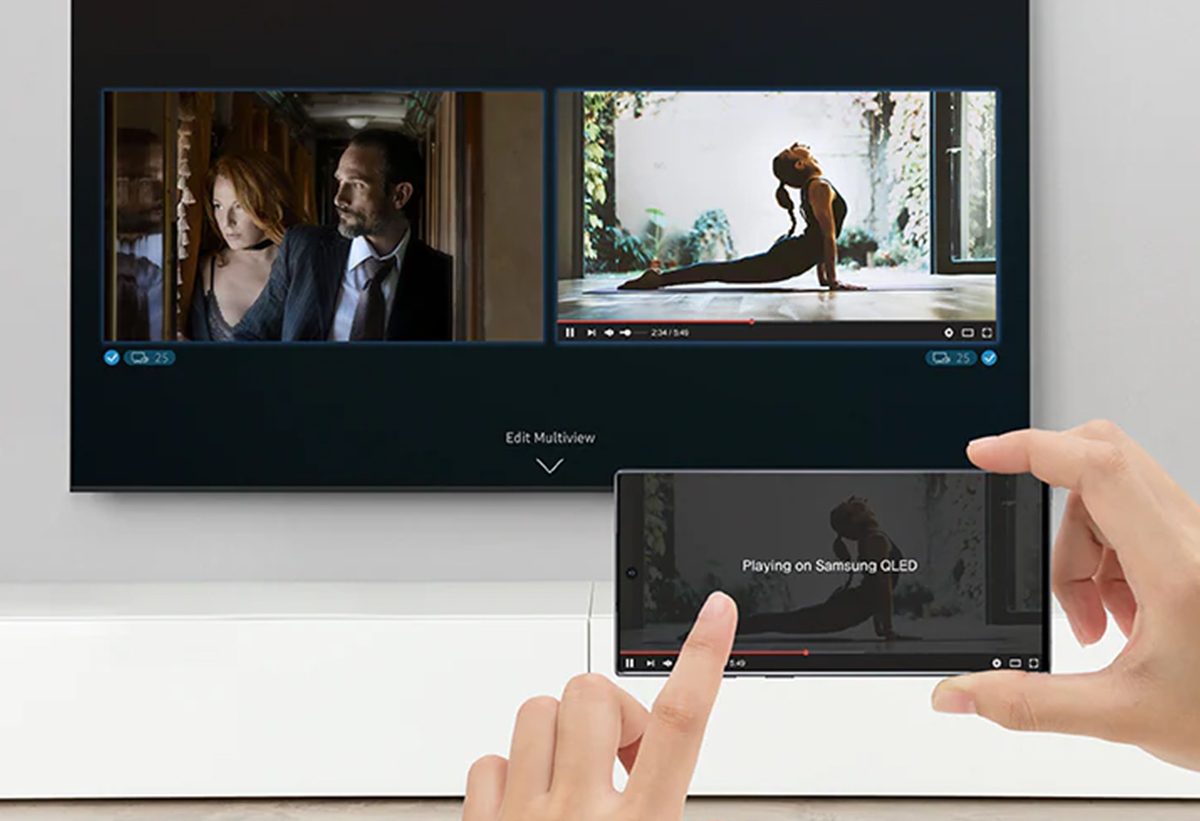 Απεικονίζεται η λειτουργία Multi View.